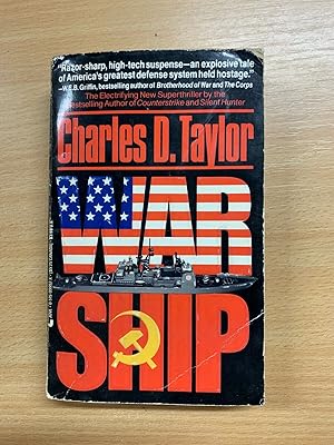 1989 "WAR SHIP" CHARLES D TAYLOR WAR FICTION USA PAPERBACK BOOK (P2)