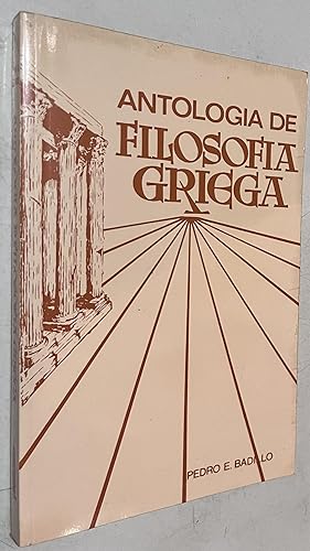 Seller image for Antologia de la Filosofia Griega for sale by Once Upon A Time