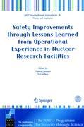 Imagen del vendedor de Safety Improvements Through Lessons Learned from Operational Experience in Nuclear Research Facilities a la venta por moluna