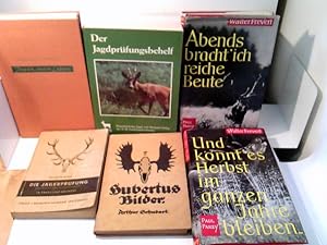 Konvolut: 6 diverse Bände über die Jagd.