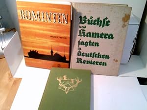 Konvolut: 3 diverse Bände über die Jagd.