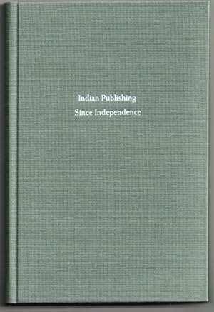 Indian Publishing since Independence.