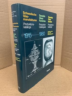 SVENSKA GLASBRUKEN, PRODUKTIONSKATALOGER : 1915-1960 : ORREFORS, KOSTA, ELME, EDA, STRÖMBERGSHYTT...