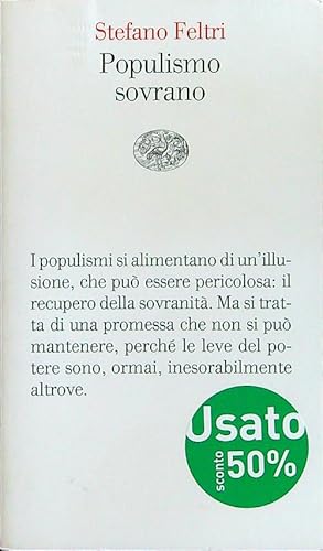 Bild des Verk�ufers f�r Populismo sovrano zum Verkauf von Librodifaccia