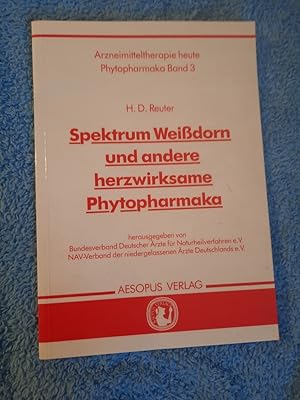 Bild des Verkufers fr Spektrum Weissdorn und andere herzwirksame Phytopharmaka. zum Verkauf von Aderholds Bcher & Lots