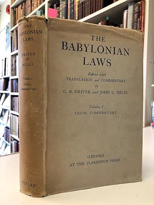 The Babylonian Laws. Volume I: Legal Commentary