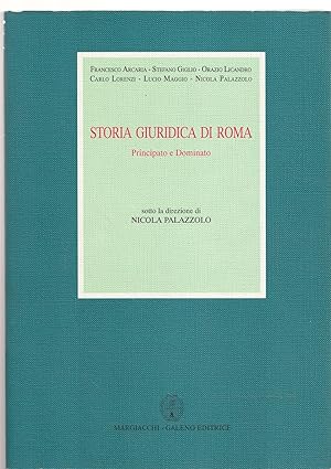 Bild des Verkufers fr Storia giuridica di Roma : principato e dominato zum Verkauf von Messinissa libri