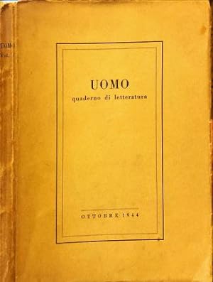 Bild des Verkufers fr Uomo. Ottobre 1944. zum Verkauf von Libreria La Fenice di Pietro Freggio