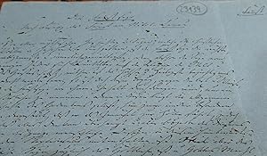 Handschrift um 1845, Abhandlung Literatur -- "Die Faustsage. Nach Fassung des Faust von Nikol. Le...