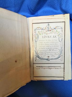 Livre Terrier de 1774