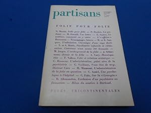 Seller image for Revue. PARTISANS. Folie pour Folie. Nov. Fev. 1972 N 62-63 for sale by Emmanuelle Morin