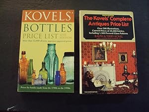 2 sc Books: Kovels' Bottles Price List; Kovels' Complete Antiques Price List