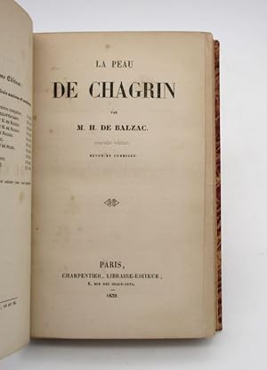 Image du vendeur pour La Peau de chagrin mis en vente par L'Ancienne Librairie