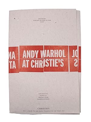 Seller image for Andy Warhol at Christie's (Three Volumes - Photographs, Paintings & Works on Paper, & Prints) for sale by The Old Mill Bookshop