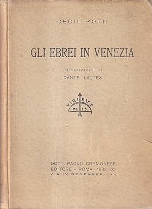 Gli ebrei in Venezia