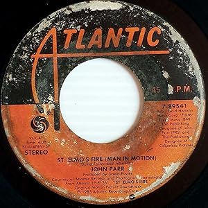 Seller image for St. Elmo's Fire (Man in Motion) / One Love [7' 45 rpm Single] for sale by Kayleighbug Books, IOBA