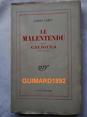Seller image for Le Malentendu Caligula for sale by Librairie Michel Giraud