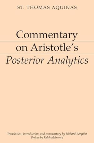 Seller image for Commentary on Aristotle's Posterior Analytics for sale by GreatBookPrices