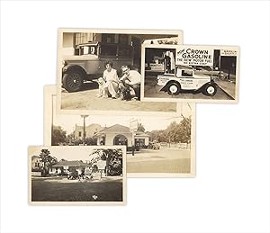 1930-1933, Four photographs of Joe Cannon's Service Station in Orlando, Florida