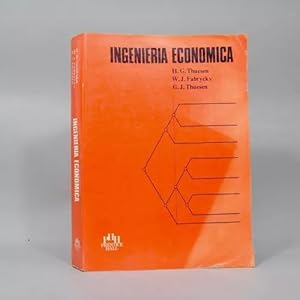 Immagine del venditore per Ingeniera Econmica Thuesen Fabrycky Thuesen 1987 Ab4 venduto da Libros librones libritos y librazos