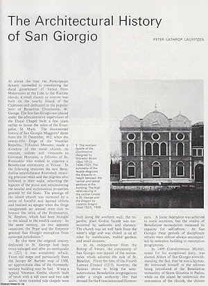 Seller image for The Architectural History of San Giorgio. An uncommon original article from Apollo, International Magazine of the Arts, 1976. for sale by Cosmo Books