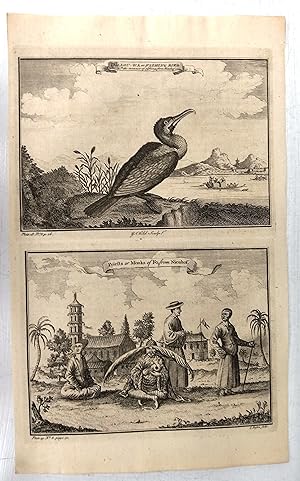 Seller image for The Lou-Wa or Fishing Bird; Priests or Monks of Fo, from Nieuhof for sale by Attic Books (ABAC, ILAB)