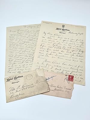1920s Pair of Letters, One Angry and One Joyful, Written to a Pennsylvania Boy in Quantico and Th...