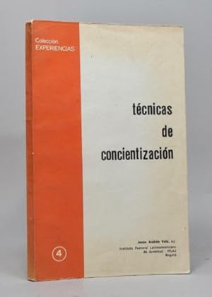 Imagen del vendedor de Tcnicas De Concientizacin Jess Andrs Vela 1974 M6 a la venta por Libros librones libritos y librazos
