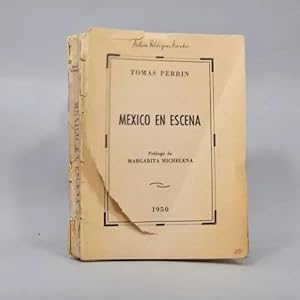 Imagen del vendedor de Mxico En Escena Tomas Perrin 1950 Aa7 a la venta por Libros librones libritos y librazos
