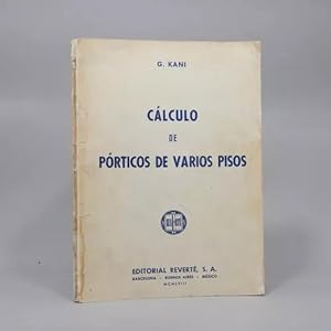 Seller image for Clculo De Prticos De Varios Pisos G Kani Revert 1958 Ac6 for sale by Libros librones libritos y librazos