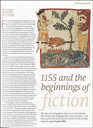 Seller image for England, 1155 and the Beginnings of Fiction. An original article from History Today magazine, 2015. for sale by Cosmo Books