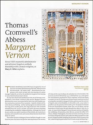Immagine del venditore per Thomas Cromwell's Abbess, Margaret Vernon: An Unlikely Relationship during the English Reformation. An original article from History Today magazine, 2014. venduto da Cosmo Books
