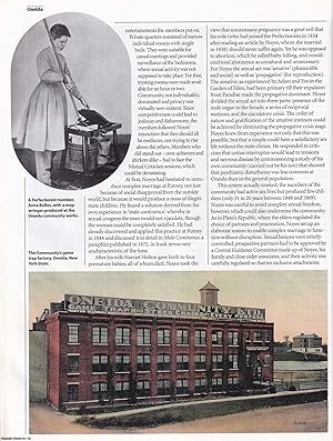 Imagen del vendedor de Plato's American Republic: Oneida Community, the Perfectionist Movement founded in the 19th Century by John Humphrey Noyes. An original article from History Today magazine, 2010. a la venta por Cosmo Books