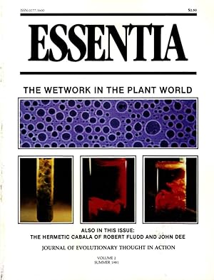 Imagen del vendedor de ESSENTIA: VOLUME 2, SUMMER 1981: Journal of Evolutionary Thought a la venta por By The Way Books