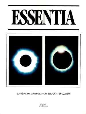 Seller image for ESSENTIA: VOLUME 1, WINTER 1980: Journal of Evolutionary Thought for sale by By The Way Books