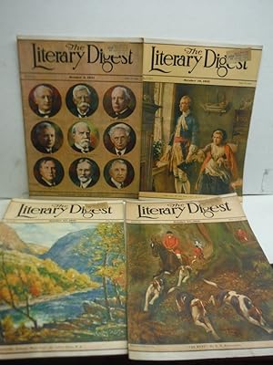 Lot of 4 "The Literary Digest" Magazines from October 1931.