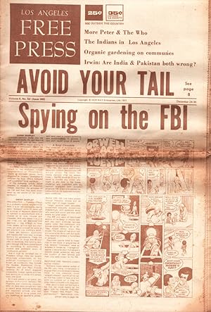 Imagen del vendedor de Los Angeles Free Press #388 12/24/1971-famous counter culture underground newspaper -FBI-G/VG a la venta por DTA Collectibles