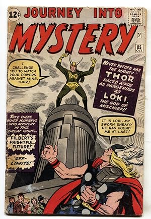 Journey Into Mystery #85 comic book origin/first appearance of LOKI Kirby VG-GLUE