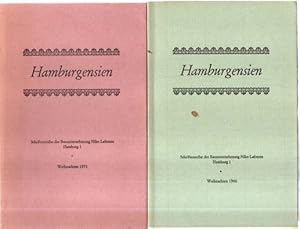 Bild des Verkufers fr Hamburgensien. Weihnachten 1966 und 1971. zum Verkauf von Leonardu