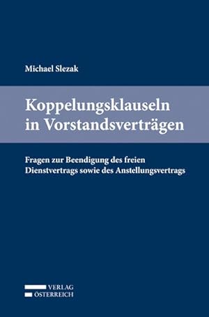 Seller image for Koppelungsklauseln in Vorstandsvertrgen for sale by BuchWeltWeit Ludwig Meier e.K.