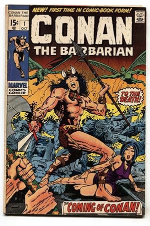 Conan the Barbarian #1 1970 BRONZE AGE KEY-MARVEL BARRY SMITH VG