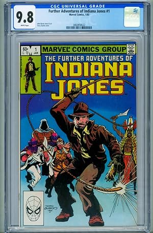 Further Adventures of Indiana Jones #1 -- CGC 9.8 -- 1983 -- comic book -- Marvel comics