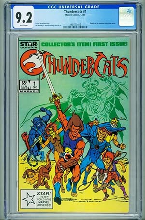 Thundercats #1 CGC 9.2 comic book 1985- 1st issue cartoon 3961792012