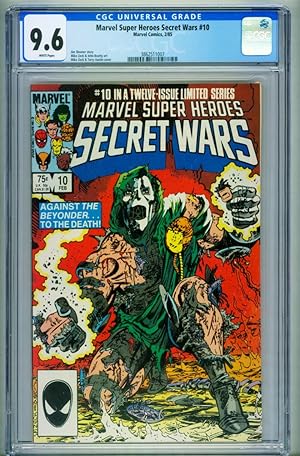 MARVEL SUPER HEROES SECRET WARS #10 // CGC 9.6 // Dr. Doom // comic book // 3862511007