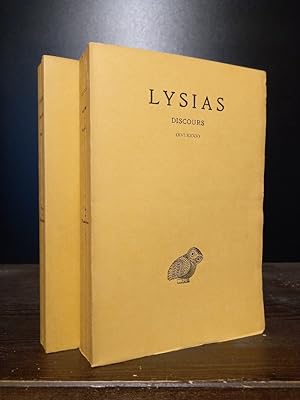 Bild des Verkufers fr Lysias. Discours, Tome 1 et 2. Texte tabli et traduit par Louis Gernet et Marcel Bizos. (= Collection des Universits de France, Srie grecque). zum Verkauf von Antiquariat Kretzer