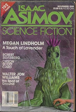 Imagen del vendedor de Isaac ASIMOV'S Science Fiction: November, Nov. 1989 a la venta por Books from the Crypt