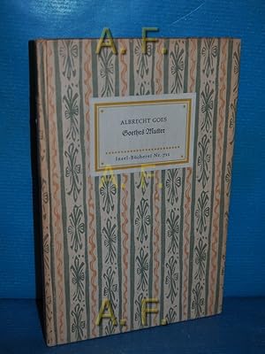 Bild des Verkufers fr Goethes Mutter (Insel-Bcherei Nr. 711) [Rede zum 150. Todestag von Catharina Elisabeth Goethe auf Einladung des Freien Deutschen Hochstifts am 13. September 1958]. zum Verkauf von Antiquarische Fundgrube e.U.