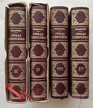 Obras Completas [Volumes 3, 4, 8 & 15 Only]; [prólogo, edición y notas de Manuel García Blanco]
