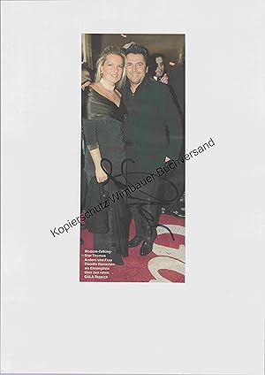 Bild des Verkufers fr Original Autogramm Thomas Anders /// Autogramm Autograph signiert signed signee zum Verkauf von Antiquariat im Kaiserviertel | Wimbauer Buchversand