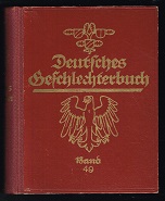 Deutsches Geschlechterbuch (Genealogisches Handbuch Bürgerlicher Familien): 49. Band / = Nassauis...